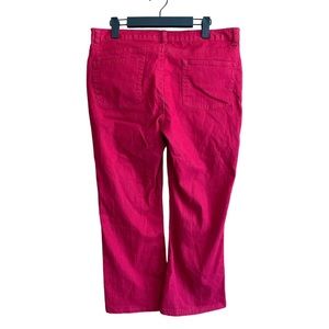 Metro blues red modern bootcut jean pants 12